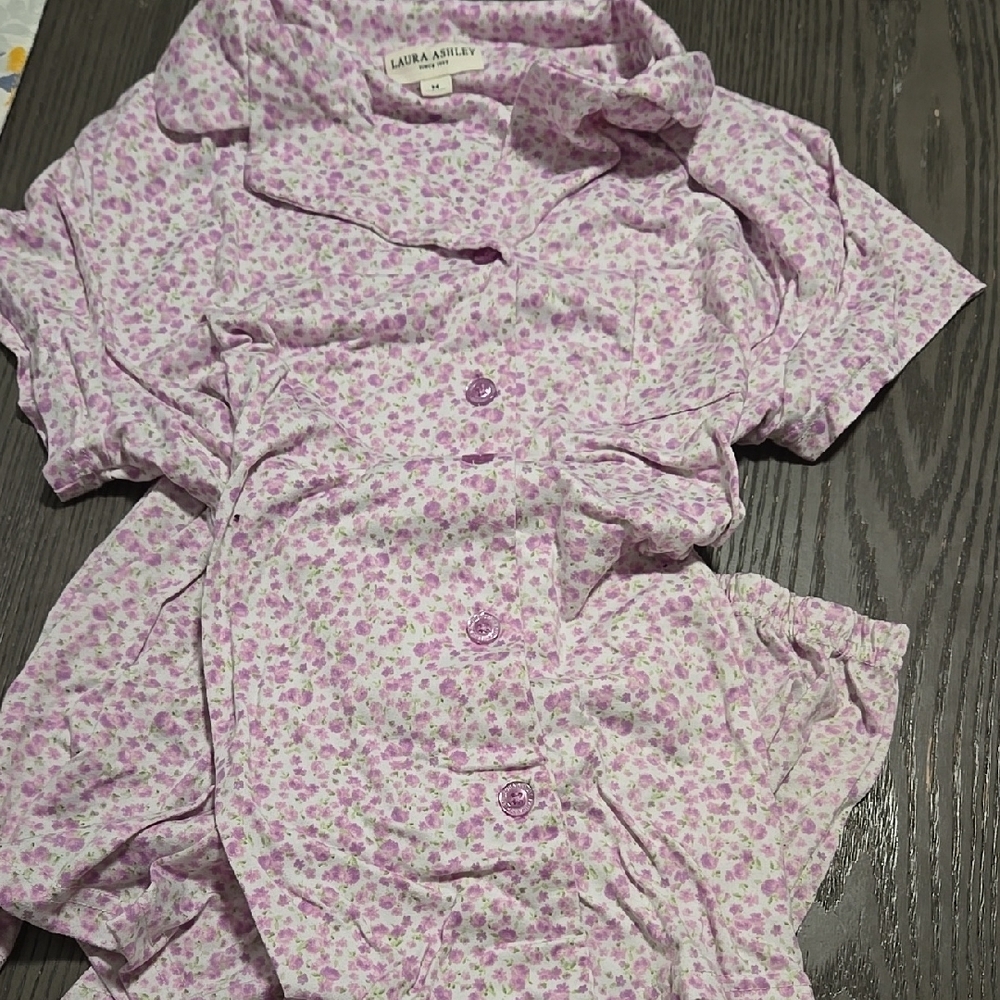 Laura Ashley Pajamas - Purple Floral